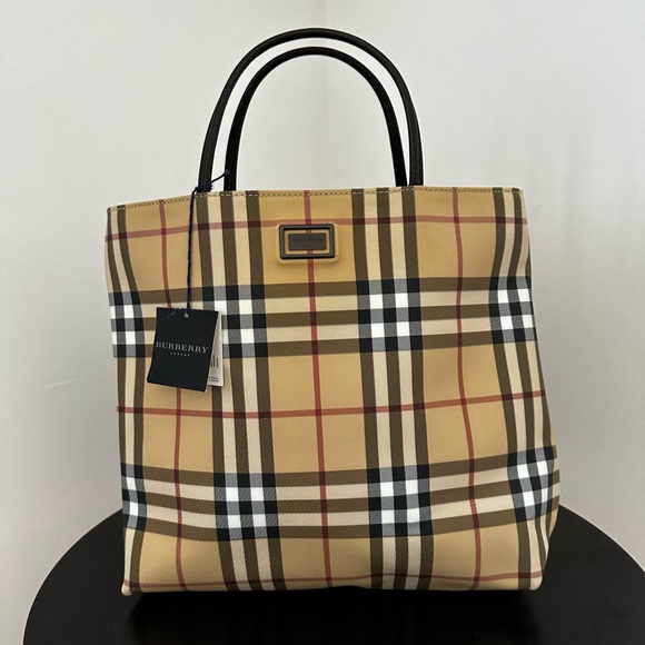 Burberry Handbags - NWT Vintage Burberry Tote Bag